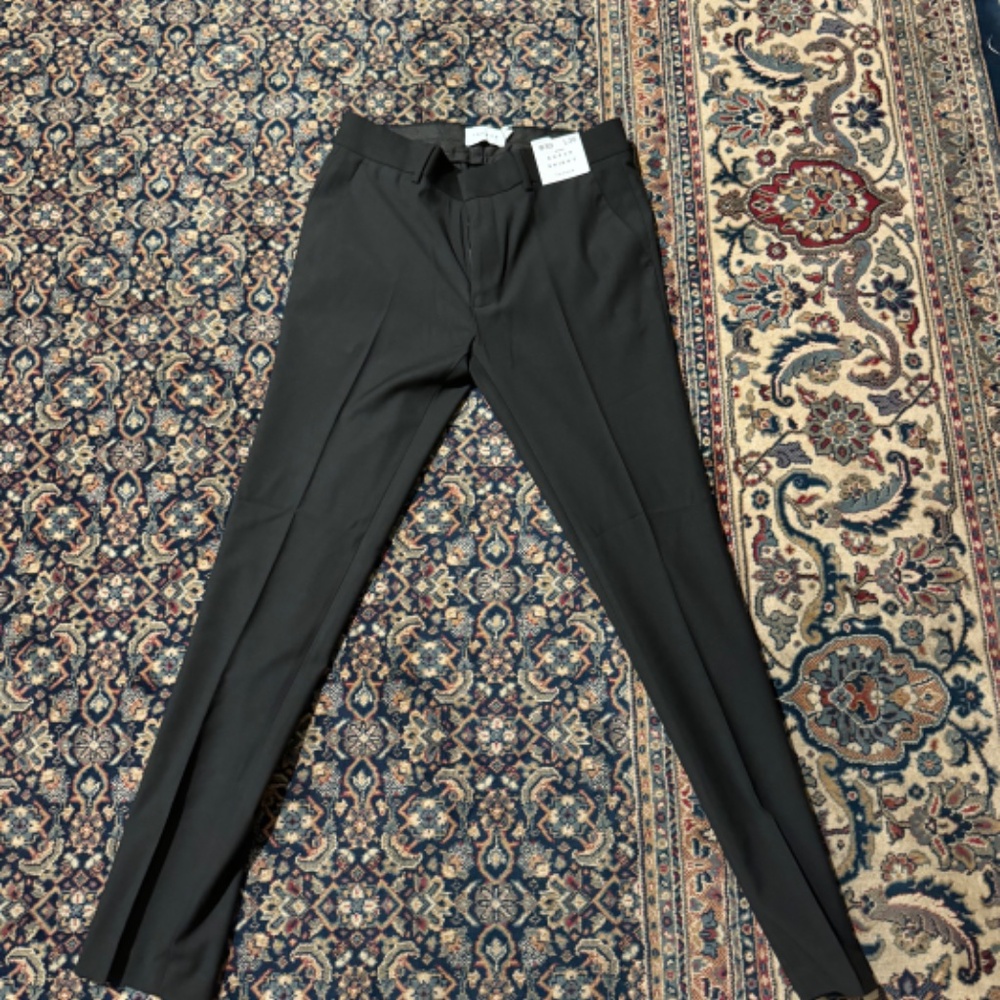 MENS TOPMAN SUPER SKINNY BLACK PANTS 30/30 NEW!